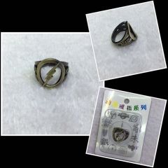 The Flsah Wholesale Jewelry Card Hollow Ring Anime Finger Ring