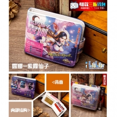 King Of Glory Luna Top Quality PU Purse Famous Game Anime Cosplay Short Wallet