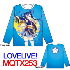 LoveLive Japanese Cartoon Cosplay Long Sleeve Comfortable Warm Anime T Shirt