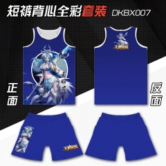 King of Glory Vest and Short Pant Anime Costume Suit