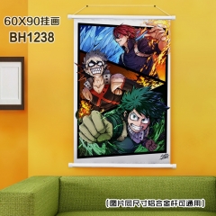 Boku no Hero Academia Decorative Walls Cartoon Anime Plastic Bar Wallscroll