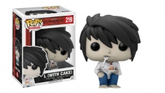 Funko POP Death Note L With Cake Cartoon Cute Toys Anime PVC Figure 219#