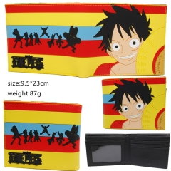 One Piece Luffy Silicone Anime Wallet