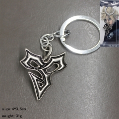 Final Fantasy Silver Fashion Pendant Keyring Wholesale Anime Keychain