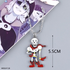 Cosplay Game Undertale Anime Alloy Cute Papyrus Necklace