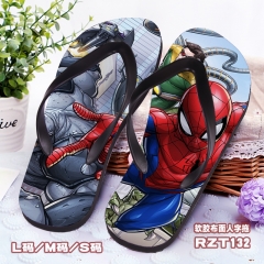 Spider Man Soft Rubber Slippers Anime Flip-flops