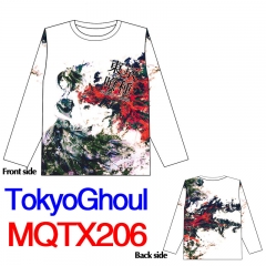 Tokyo Ghoul Japanese Popular Cartoon Cosplay Warm Good Quality Anime Long Sleeve T Shirt