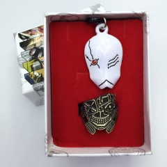 Tokyo Ghoul Anime Necklace+Ring