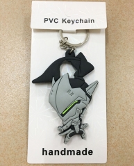 Overwatch Silicone Wholesale Anime Figure Keychain