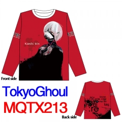 Tokyo Ghoul Japanese Popular Cartoon Cosplay Warm Good Quality Anime Long Sleeve T Shirt