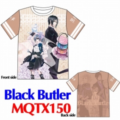 Kuroshitsuji Japanese Cartoon Cosplay Design B Modal T Shirt Wholesale Good Qualiry Comfortable Short Sleeves Anime T Shirts M L XL XXL XXXL