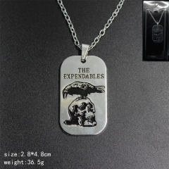 America Movie The Expendables Alloy Pendant Anime Fancy Necklace