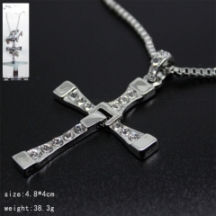 Fast & Furious7 Cross Anime Necklace