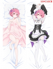 Re:Zero kara Hajimeru Isekai Seikatsu Sexy Ram Cartoon Bolster Japanese Anime Pillow