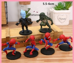 America Movie Super Hero Spider Man Anime PVC Figure 6pcs/set