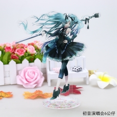 Hatsune Miku Cartoon Cute Figure Model Concert Anime Standing Plates Acrylic Figure Design 6