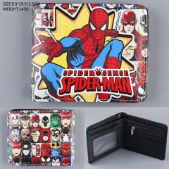 America Super Hero Spider Man Anime PU Cartoon Wallets