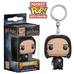 Funko POP Harry Potter Severus Snape Cartoon Figure Pendant Keyring Anime Keychain