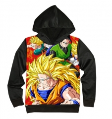 Dragon Ball Z Long Sleeves Japanese Cartoon Sweater Anime Hoodie (S-XXXL)