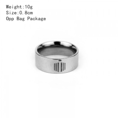 Doctor Who Stainless Steel Anime Ring (10pcs/set)