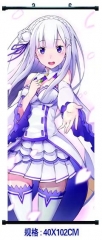 Re: Zero Kara Hajimeru Lsekai Seikatsu Anime Colorful Fancy Girls Wallscrolls