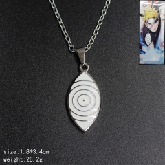 Japan Designs Naruto Anime Rinnegan Alloy Necklace