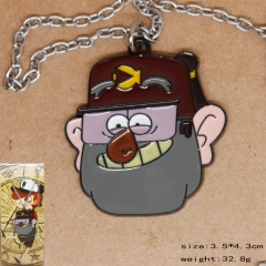 Gravity Falls Stanley Alloy Anime Necklace