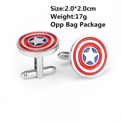 Captain America Anime Cuff Button (10pcs/Set)