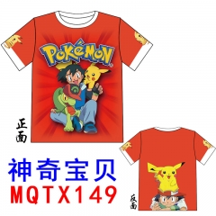 Popular Pokemon Anime Colorful Cute Soft Tshirts