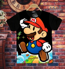 Super Mario Bro Fancy Cosplay Game Cartoon Anime T shirt ( S-XXXL )
