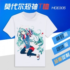 Hatsune Miku Cartoon Short Sleeves Modal Anime T shirts