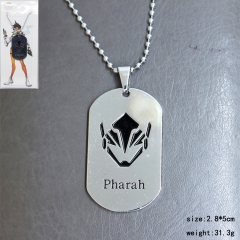 Overwatch Silver Pharah Pendant Fashion Jewelry Wholesale Anime Necklace