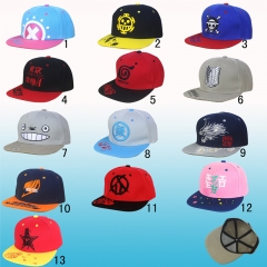 One Piece 13 different Designs Anime Hat Sports Cap