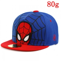 Marvel Comics Spider Man Movie Cartoon Hip hop Hat Blue Anime Baseball Cap 80g