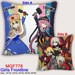 Girls Frontline Cool Style Fashion Comfortable Two Sides Square Anime Pillow 45*45CM