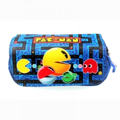 Pac-Man Cartoon Pencil Case Wholesale Hot Game Anime Pencil Bag