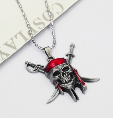 Pirates of the Caribbean Cosplay Movie Pendant Anime Necklace