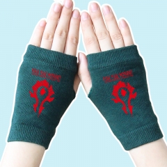 World of Warcraft Red Marks Atrovirens Anime Gloves 14*8CM