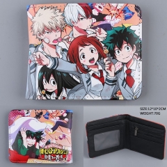 Boku no Hero Academia Cosplay Pattern PU Folding Purse Anime Wallet