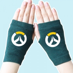 Overwatch Game Marks Atrovirens Anime Gloves 14*8CM