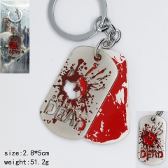 The Walking Dead Cosplay Movie Pendant Anime Keychain