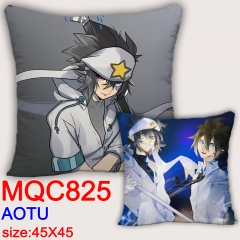 AOTU Soft Fashion Two Sides Print Square High Quality Beautiful Anime Pillow 45*45CM