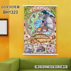 60*90CM My Neighbor Totoro Cosplay Anime Plastic Bar Wallscroll
