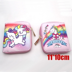 Unicorn Cartoon Purse Cute Wholesale Anime PU Leather Short Wallet