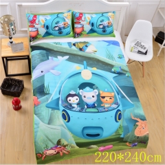 The Octonauts Barnacles Kwazii Polyester Anime Quilt Cover