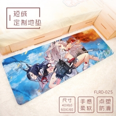 Azur Lane Cartoon Fluff Custom Wholesale Printed Anime Carpet 60*160cm