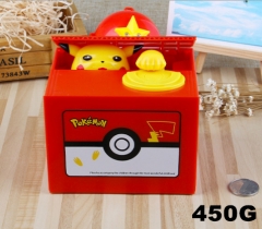 Pokemon Funny Stealing Money With Music Toy For Kid Anime Money Pot