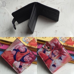 Dragon Ball Z Cosplay Goku Cartoon Folding Purse Anime Short Wallet