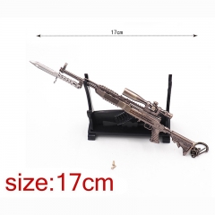 Playerunknown's Battlegrounds Game SKS Sniper Rifle Model Alloy Keychain 26cm