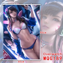 Overwatch Game Cosplay Sexy Girl Fashion Style Anime Wallscrolls 60*90CM
